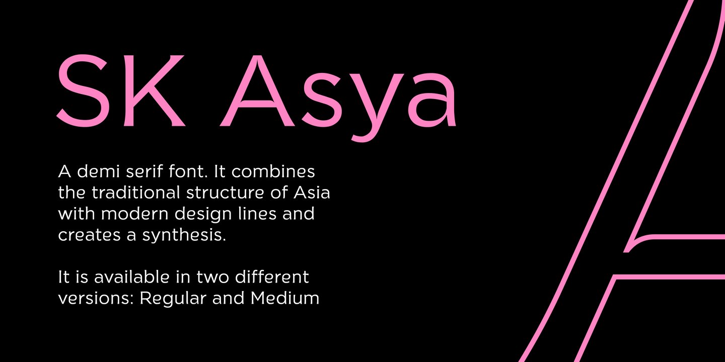 Font SK Asya